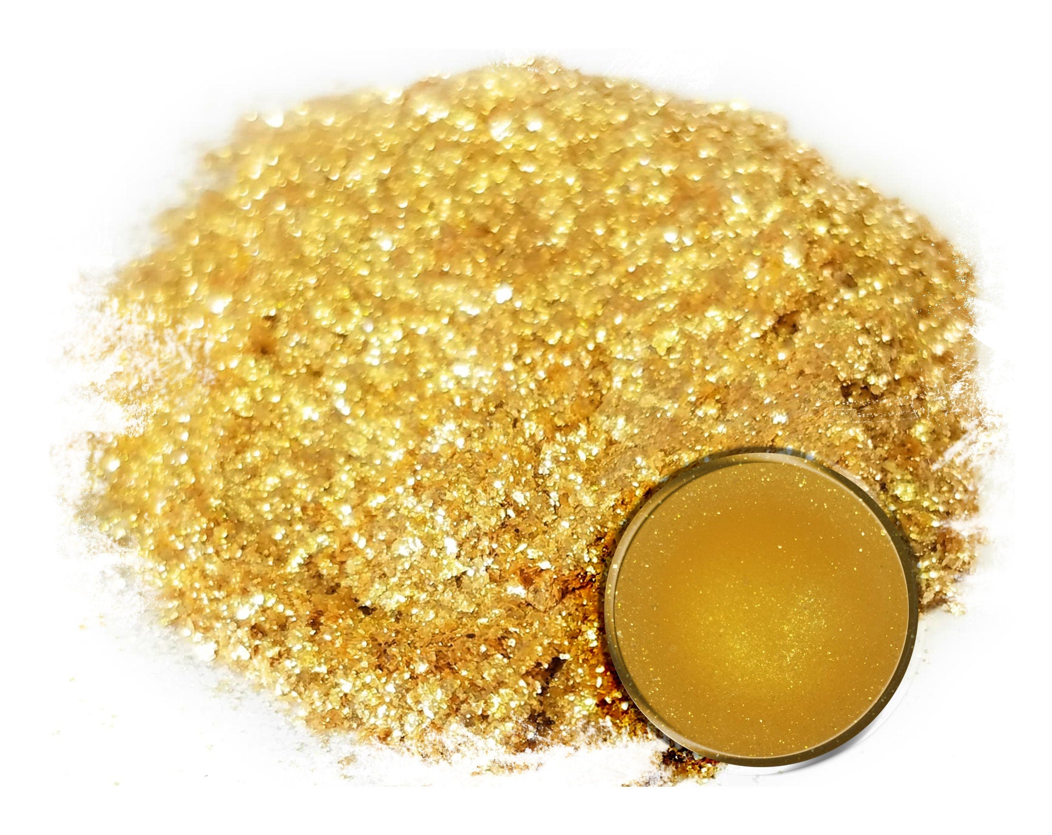 Professional Soap Dye Golden Mica Powder Yellow Gold Color Pigment