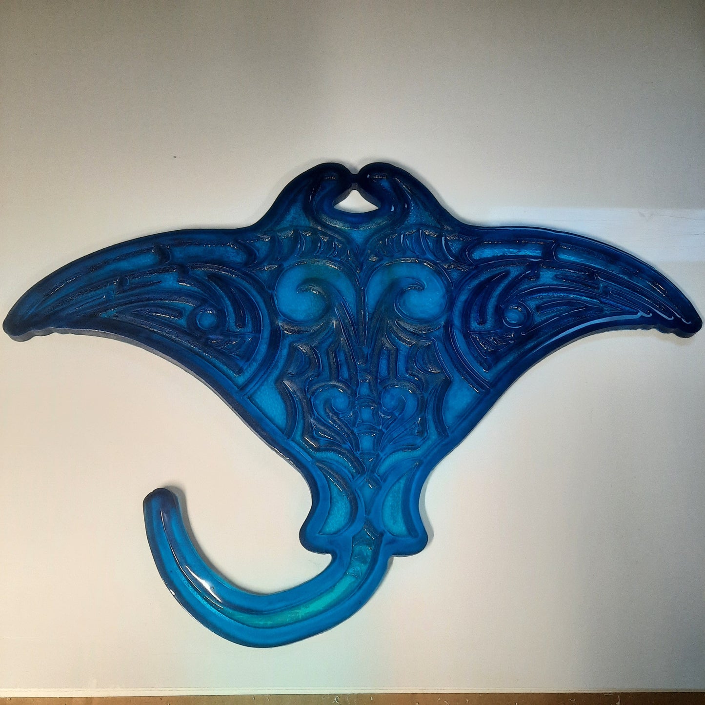 Silicone Tribal Manta Ray 18" Mold MAKERS REUSABLE MOLD™